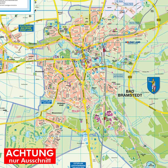 Bad Bramstedt Stadt, 1:15.000 Stadtplan › Hartmann-Plan OHG