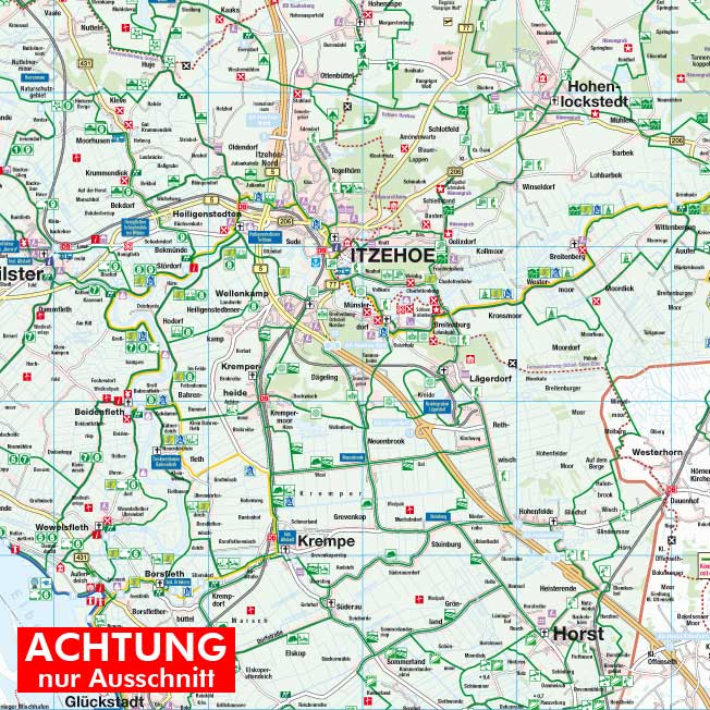 landkarte kreis steinburg Kreis Steinburg 1 100 000 Als Kreiskarte Unikat Hartmann Plan Ohg landkarte kreis steinburg