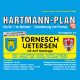 Tornesch, Uetersen und Amt Moorrege 1 : 30.000 Stadtplan und Amtsplan