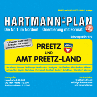 Preetz und Amtsplan Preetz-Land, 1.30.000