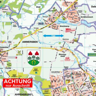 Ammersbek, 1 20.000, als Ortsplan › HartmannPlan OHG