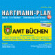 Büchen, 1:30.000 Amtsplan mit neuen Amtsgrenzen