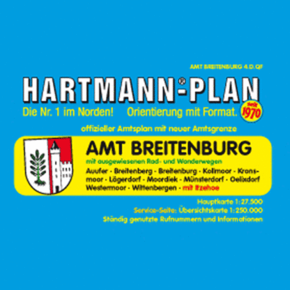 Breitenburg Amt, als Amtsplan in 1:27.500