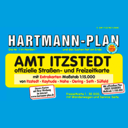 Itzstedt Amt, als Amtsplan in 1:30.000