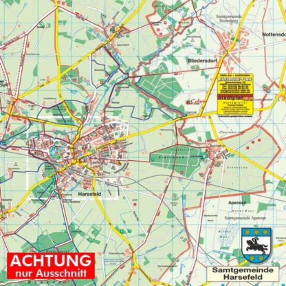 Harsefeld Samtgemeinde, 1:30.000, Straßenkarte › Hartmann-Plan OHG