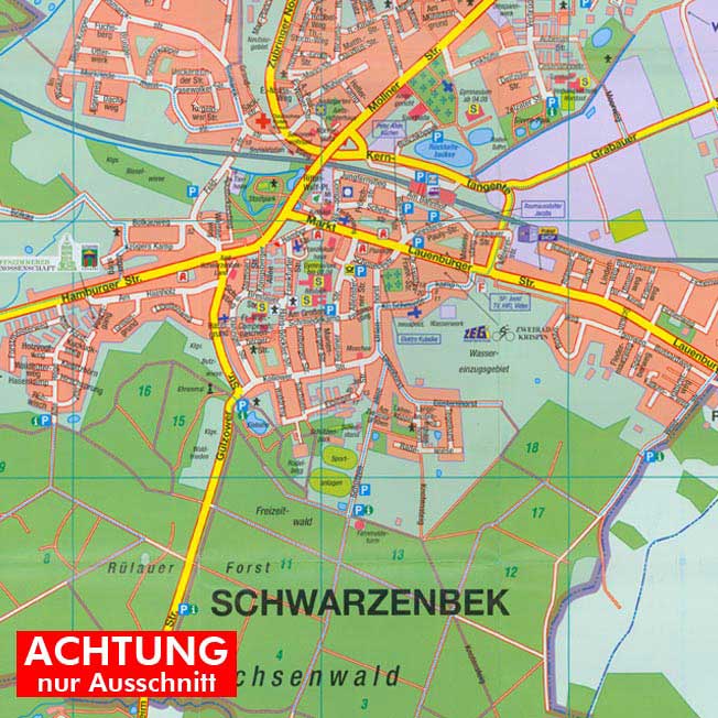 Schwarzenbek, 1:12.500, Stadtplan Sonderauflage › Hartmann-Plan OHG