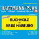 Sonderauflage Buchholz 1:25.000 + Kreis Harburg 1:100.000, Stadtplan und Kreiskarte